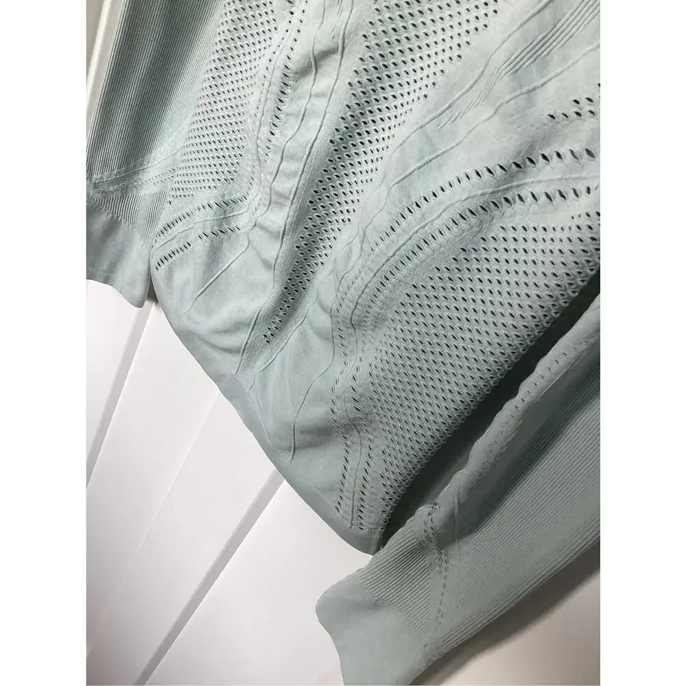Alo Yoga Sage Green Lark Long Sleeve Top - Women's size Small